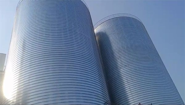 安福2座混凝土高架卷板仓